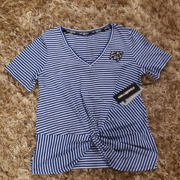 KARL Lagerfeld Paris blouse size S NWT - Picture 1 of 5